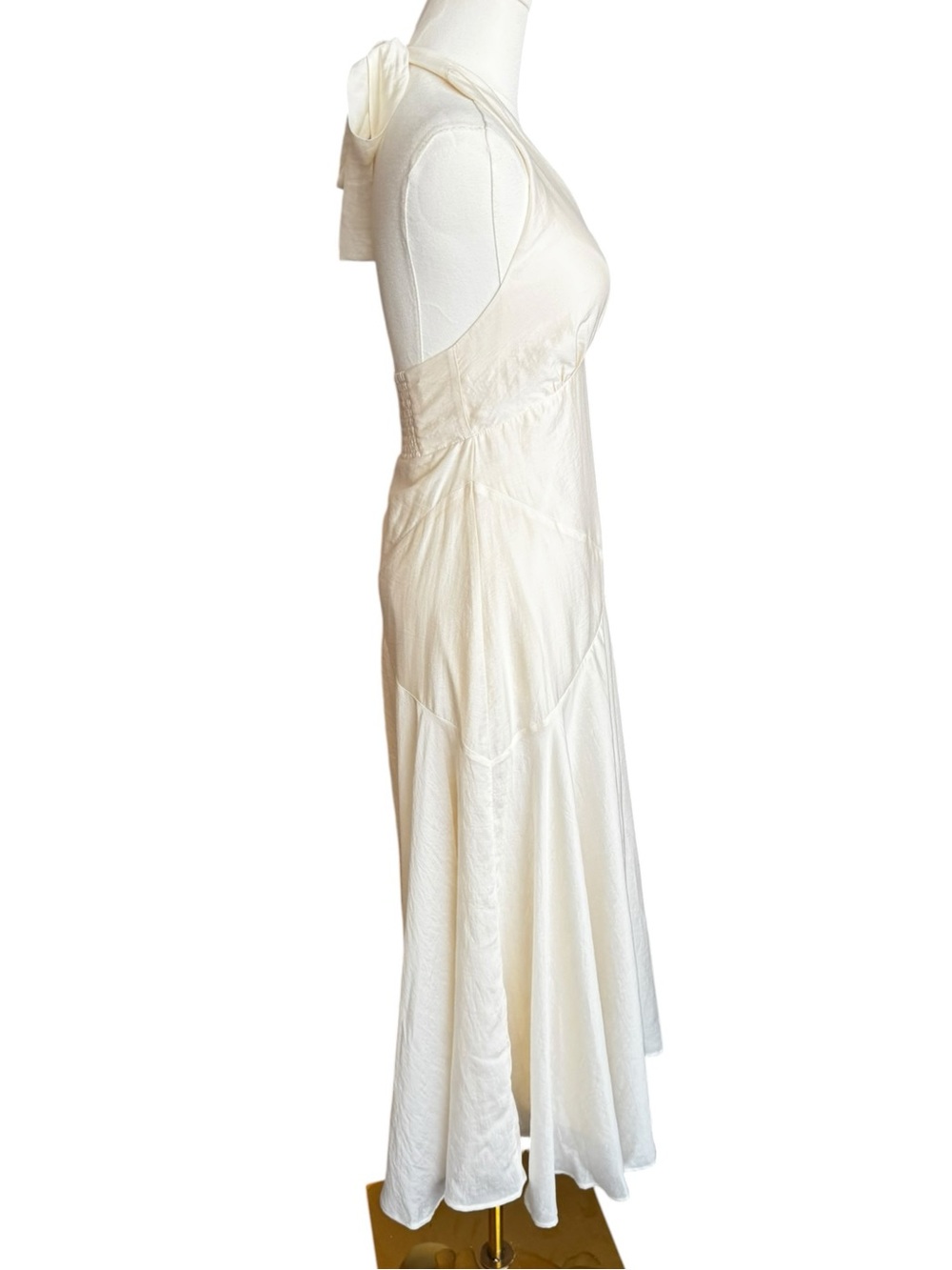 NWT Brochu Walker The Tori Voile Dress in Creme XS - Picture 7 of 16